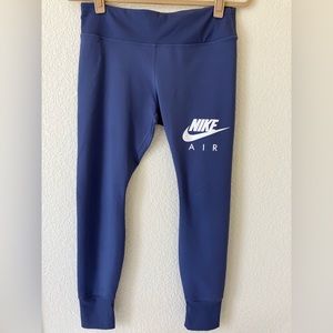 Nike purple/blue jogger pants large pre owned